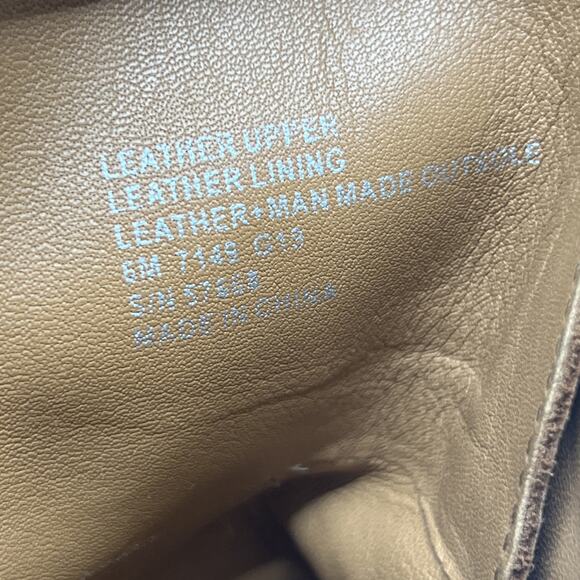 TORY BURCH MILLER LUG SOLE BOOTIE 95MM in TOASTED CARAMEL - Size 6 - Picture 7 of 11